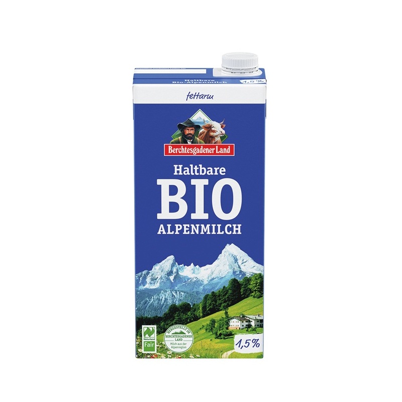 BERCHTESGADENER LAND BIO H - MILCH 1.5% FETT 1L