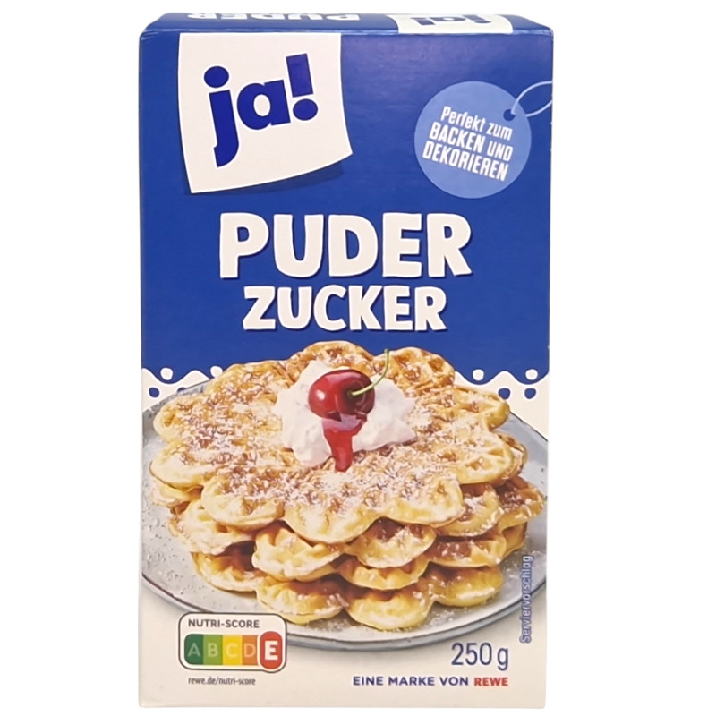 JA! PUDERZUCKER 250G