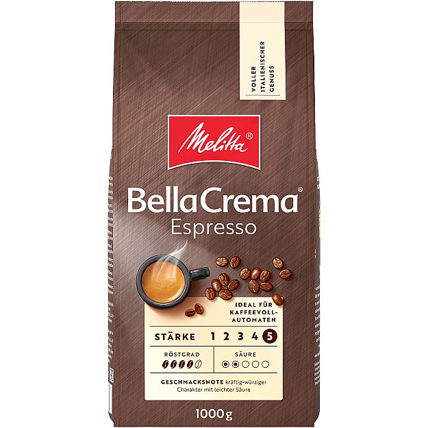 MELITTA BELLA CREMA CAFE EXPRESSO GRANZE BOHNEN 1KG