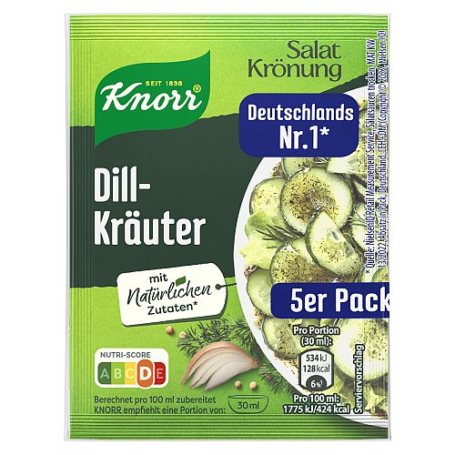 KNORR SALATKROENUNG DILL KRAEUTER 5ER PACK