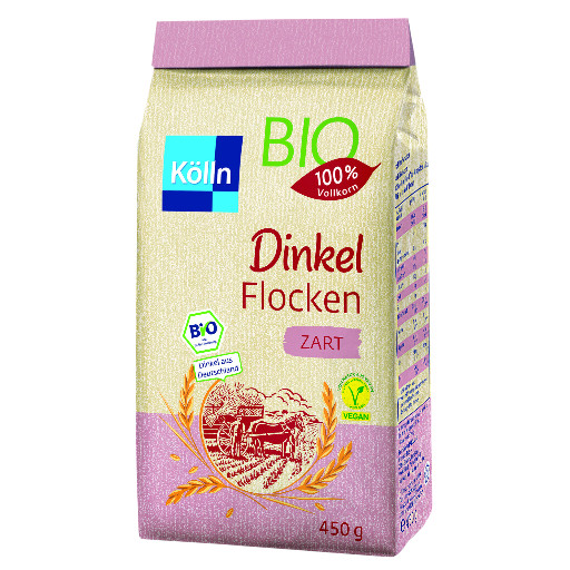 KOELLN BIO DINKEL FLOCKEN ZART 450G
