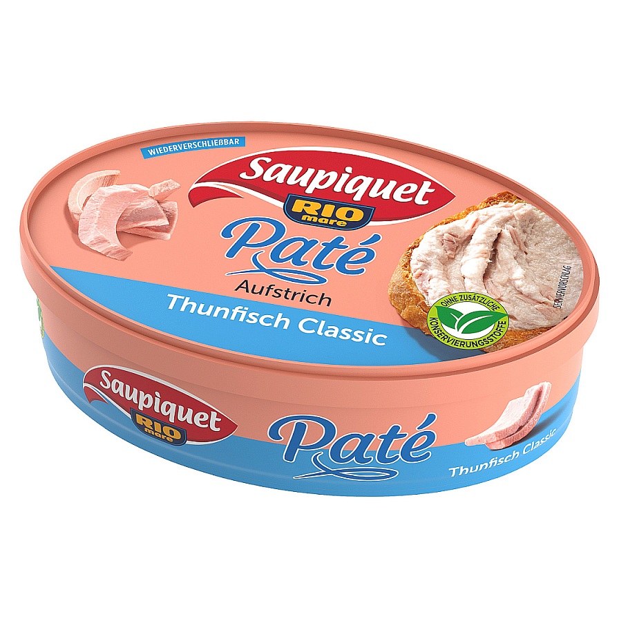 SAUPIQUET RIO MARE PATÉ THUNFISCH CLASSIC 115G