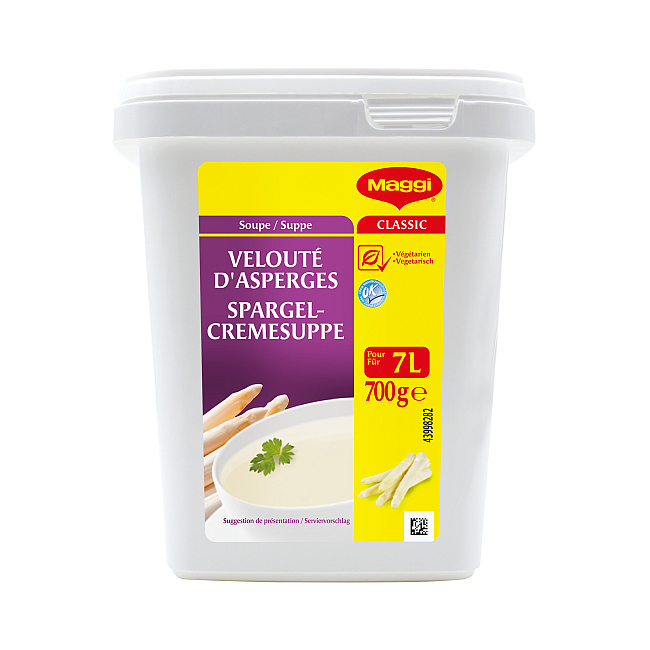 MAGGI SPARGELCREMESUPPE BOX ERG. 7L 700 G