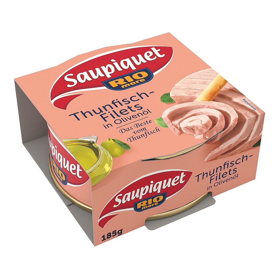 SAUPIQUET RIO MARE THUNFISCH FILETS IN OLIVENOEL 185G
