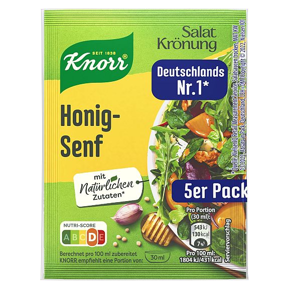 KNORR SALATKROENUNG HONIG SENF 5ER PACK