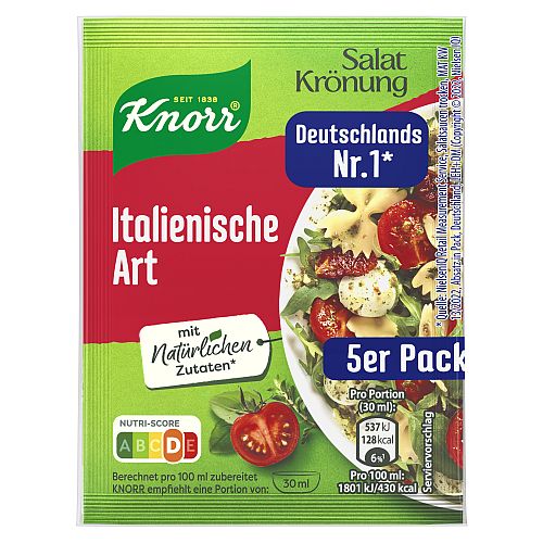 KNORR SALATKROENUNG ITALIENISCHE KRAEUTER 5ER PACK