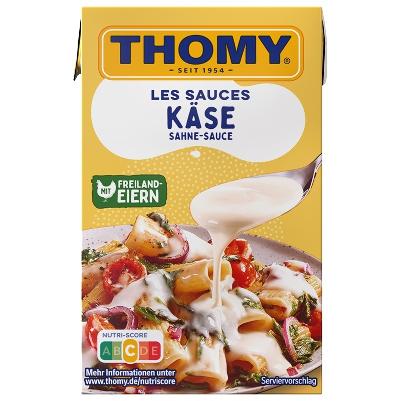 THOMY LES SAUCES KAESE SAHNE SAUCE 250ML PACKUNG