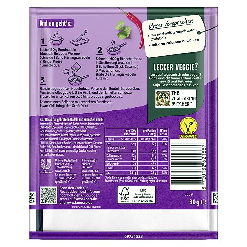 KNORR FIX NUDELN PAD THAI 30G