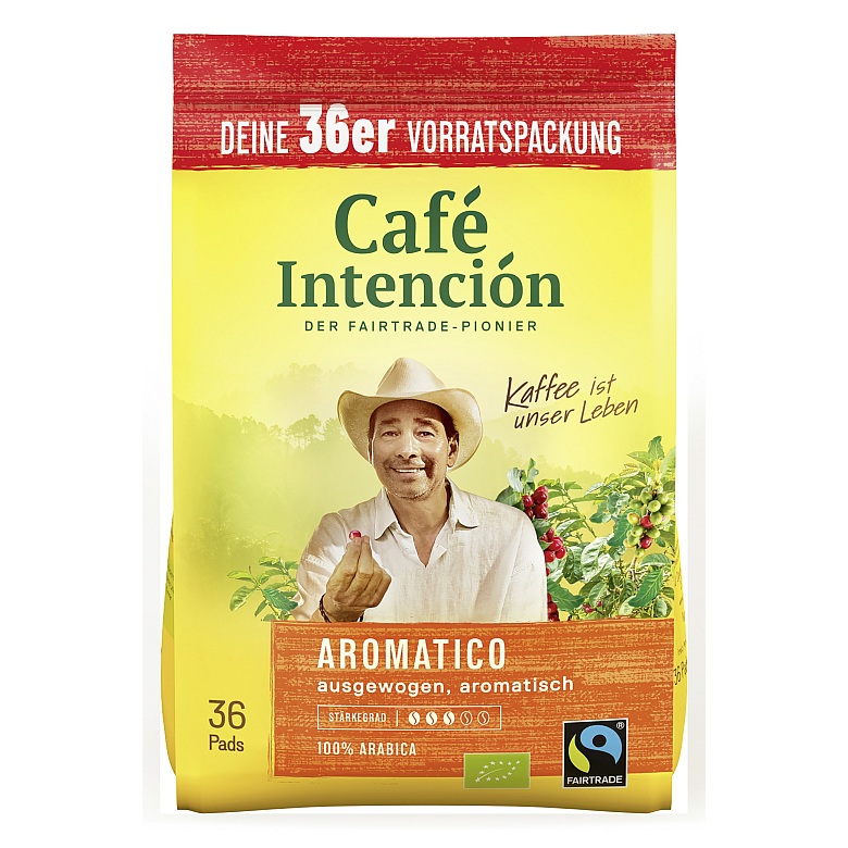 J.J. DARBOVEN CAFÉ INTENCIÓN AROMATICO 36 PADS