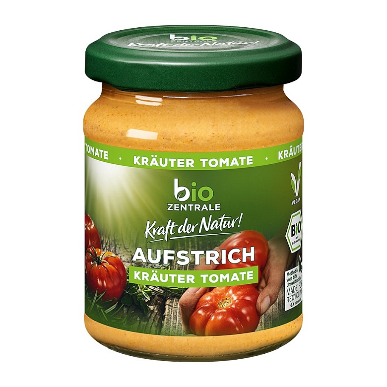 BIO ZENTRALE KRAEUTER - TOMATE BROTAUFSTRICH 125G