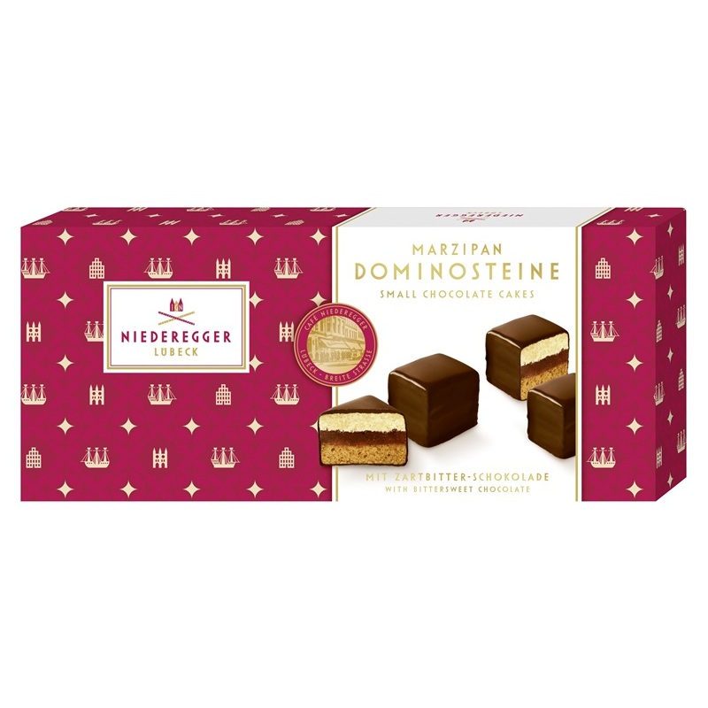 NIEDEREGGER MARZIPAN DOMINOSTEINE 125G