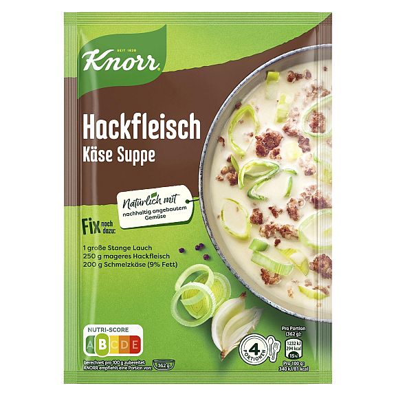 KNORR FIX HACKFLEISCH - KAESE SUPPE 58G